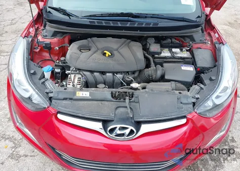 2015 Hyundai Elantra Limited из США, поврежденный, VIN KMHDH4AE3FU454526